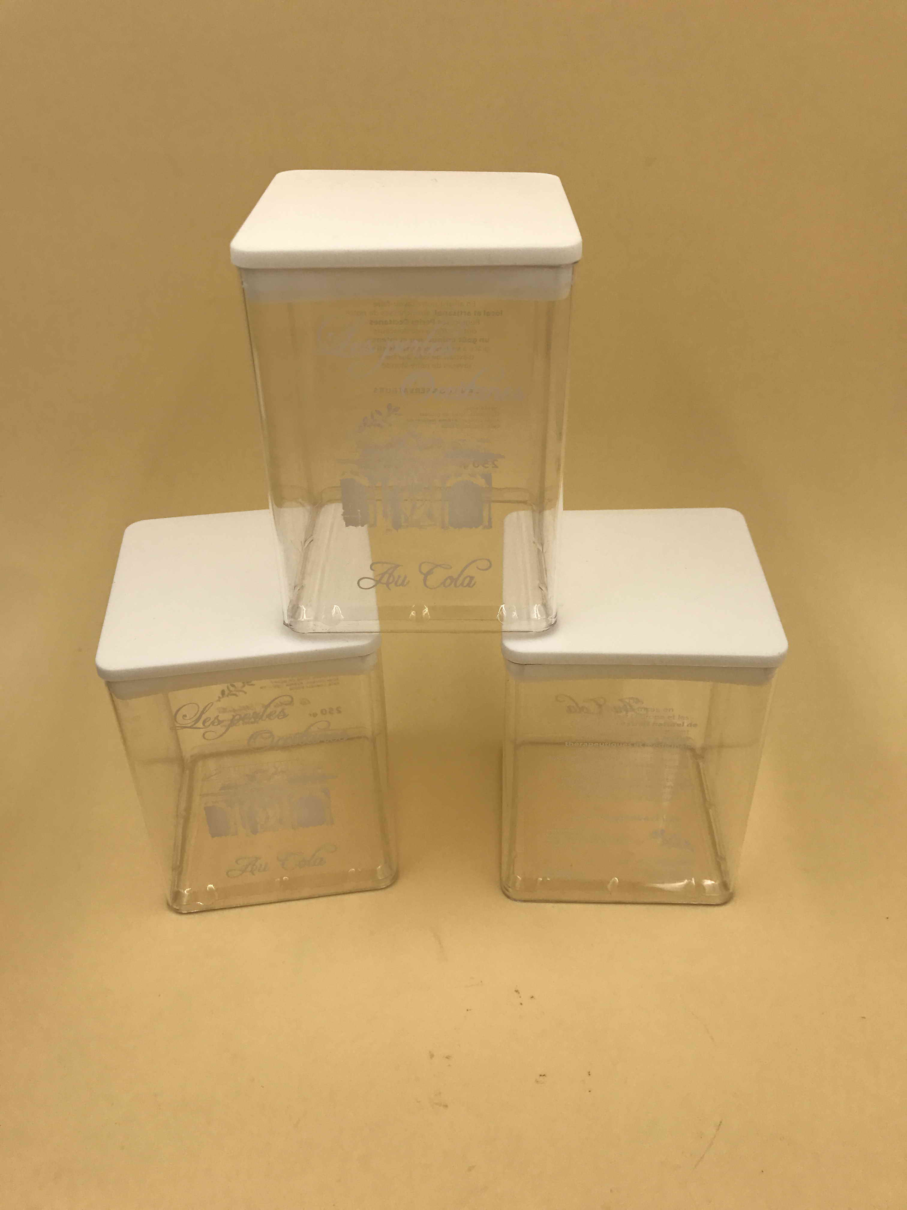 clear square packaging tubes,plastic square tubes,packaging square